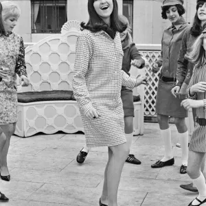 Picture shows the shows presenter Cathy McGowan during a Mod Fashions modelling shoot Picture shows the shows presenter Cathy McGowan during a Mod Fashions modelling shoot