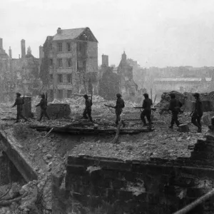 Caen Town Ruins Print, 13th July 1944