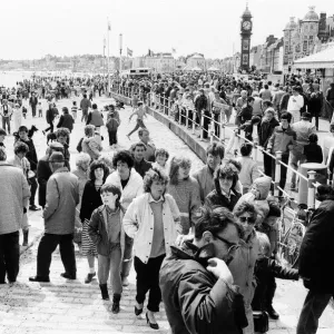 Pier Bandstand at Weymouth in Dorset is due for demolition, Sunday 4th May 1986 Pier Bandstand at Weymouth in Dorset is due for demolition, Sunday 4th May 1986
