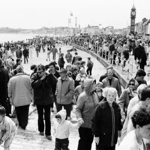 Pier Bandstand at Weymouth in Dorset is due for demolition, Sunday 4th May 1986 Pier Bandstand at Weymouth in Dorset is due for demolition, Sunday 4th May 1986