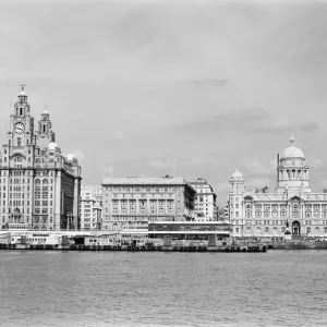 The Pier Head, a riverside location in the city centre of Liverpool, England The Pier Head, a riverside location in the city centre of Liverpool, England