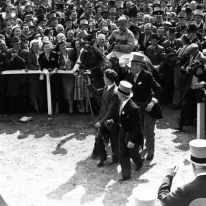 Pinza and Gordon Richards - Epsom Derby 1953 Print