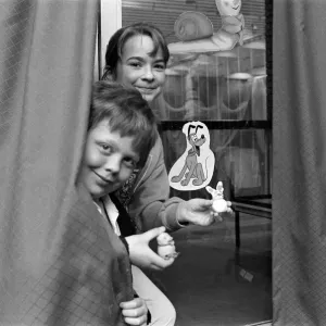 Plasticine playmates... two nine year olds, Jennifer Rooks (top) and Joseph Cranwell Plasticine playmates... two nine year olds, Jennifer Rooks (top) and Joseph Cranwell