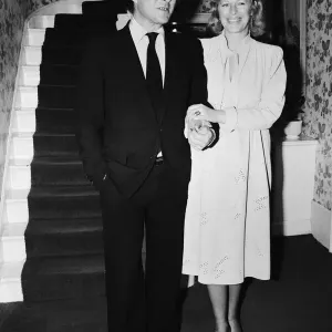 Harold Pinter and Lady Antonia Fraser, 9th October 1980 Print Harold Pinter and Lady Antonia Fraser, 9th October 1980 Print