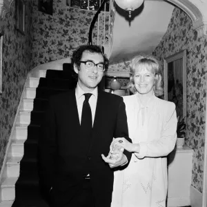 Playwright Harold Pinter and author Lady Antonia Fraser pictured together in the hallway Playwright Harold Pinter and author Lady Antonia Fraser pictured together in the hallway