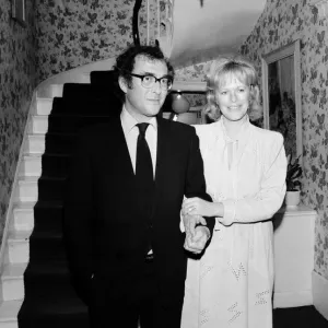 Playwright Harold Pinter and author Lady Antonia Fraser pictured together in the hallway Playwright Harold Pinter and author Lady Antonia Fraser pictured together in the hallway