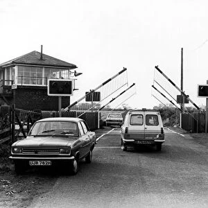 The Plessey level crossing that has been switched on to close circuit television on 27th