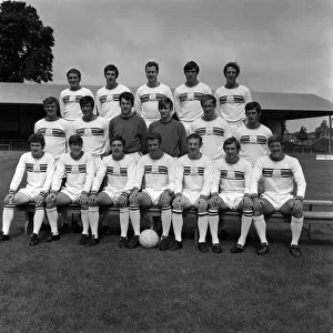 The Plymouth Argyle Football team August 1969 Back row l-r Johnny More