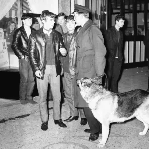 1964 Clacton Mods and Rockers Disturbance Print 1964 Clacton Mods and Rockers Disturbance Print