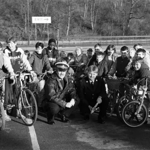 A Police campaign to cut the number of accidents and save the lives of young cyclists got A Police campaign to cut the number of accidents and save the lives of young cyclists got