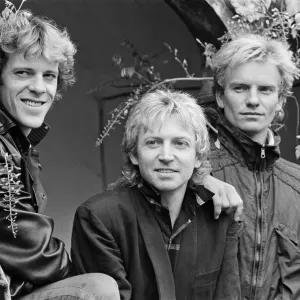 The Police - pictured in London, during their promotional tour to launch their new The Police - pictured in London, during their promotional tour to launch their new