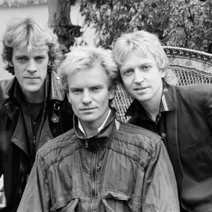 The Police promotional print, May 1983 The Police promotional print, May 1983