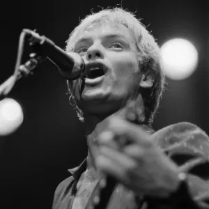 The Police - on tour in America. New York, January 1982 The Police - on tour in America. New York, January 1982