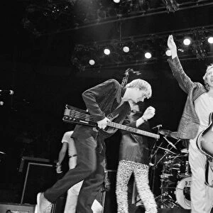 The Police - on tour in America. New York. January 1982