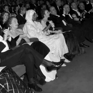 Politician Berber Pasha (Thamilel Galoui) enjoys a night at the theatre in Marrakech