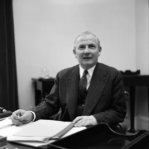 Politician Selwyn Lloyd in his office. 7th March 1962 Politician Selwyn Lloyd in his office. 7th March 1962