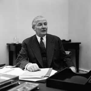 Politician Selwyn Lloyd in his office. 7th March 1962 Politician Selwyn Lloyd in his office. 7th March 1962