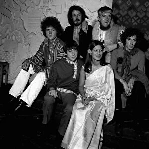 Pop band The Animals at Eric Burdon wedding 1967 to Angie King at Speak easy club