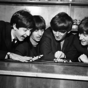 The Beatles at Coventry Theatre Print, 17th November 1963