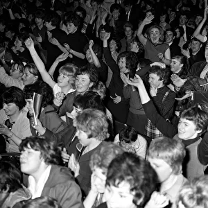 Pop Group The Beatles November 1963 Excited girls screaming for their idols during