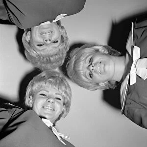 Pop group The Bell sisters from Liverpool Jean, Carol and Sue June 1965