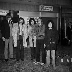Pop group Fleetwood Mac arrive at Heathrow Airport in London February 1969