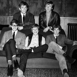 Pop Group Herman and the Hermitts pose for a picture. Circa 1964 Pop Group Herman and the Hermitts pose for a picture. Circa 1964