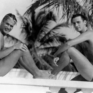 Print of Spandau Ballet in the Bahamas, November 1982 Print of Spandau Ballet in the Bahamas, November 1982