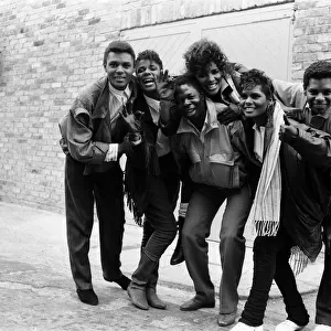 Pop group Five Star. London. 6th August 1986