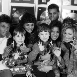 Pop group Five Star meeting some of their young fans. 23rd March 1988 Pop group Five Star meeting some of their young fans. 23rd March 1988