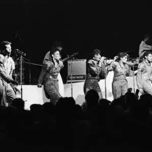 Pop group Five Star pictured backstage during their concert at the Colston Hall, Bristol Pop group Five Star pictured backstage during their concert at the Colston Hall, Bristol