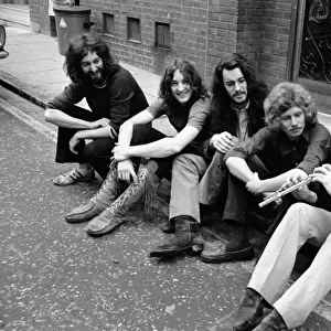 Pop Group "Supertramp"pictured in Bruton Place, London