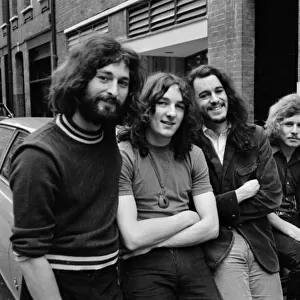 Pop Group "Supertramp"pictured in Bruton Place, London
