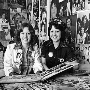 Pop Music Fans Debbie Wright (left) and Kim McCullogh (right