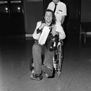 Meat Loaf Leaving Heathrow Airport Print 1985 Meat Loaf Leaving Heathrow Airport Print 1985
