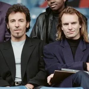 Print of Sting with Bruce Springsteen, September 1st 1988