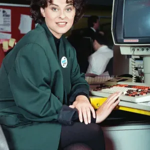 Lisa Stansfield at Daily Mirror Print, 5th March 1992