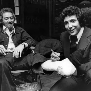 Print of Tom Jones at the Helmaen Club, January 1974 Print of Tom Jones at the Helmaen Club, January 1974