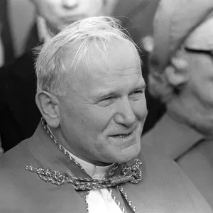 Pope John Paul II during his visit to Ireland in 1979