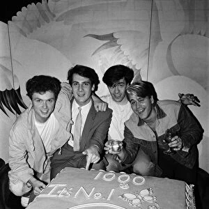 Top of the Pops 1000th programme party. Pictured, members of Spandau Ballet with the Top