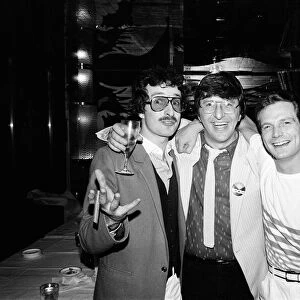 Top of the Pops 1000th programme party. Pictured, left to right, Steve Wright