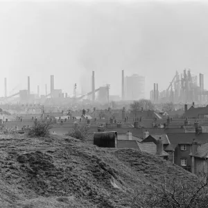 Port Talbot steel works. West Glamorgan, Wales. 30th April 1965 Port Talbot steel works. West Glamorgan, Wales. 30th April 1965