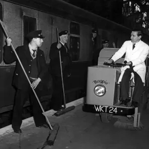 Print of Central Station Scene, 1956