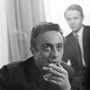 Portrait of American comedian Lenny Bruce during his visit to London