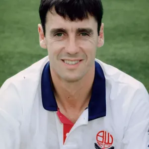 Portrait of Bolton Wanderers footballer David Burke. August 1992 Portrait of Bolton Wanderers footballer David Burke. August 1992