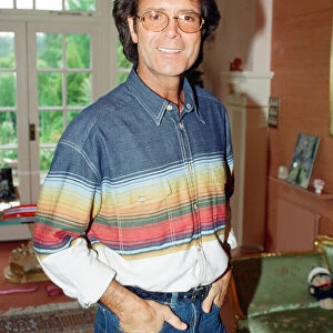 A portrait of Cliff Richard. 17th June 1995