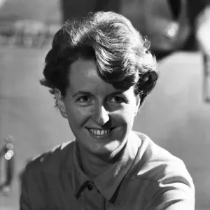 A portrait of Daily Mirror photographer Doreen Spooner. 2nd December 1964 A portrait of Daily Mirror photographer Doreen Spooner. 2nd December 1964