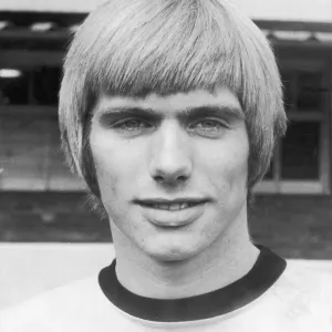 Portrait of footballer Alun Evans while at Wolverhampton Wanderers FC, 9th August 1966 Portrait of footballer Alun Evans while at Wolverhampton Wanderers FC, 9th August 1966