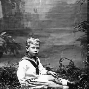 Portrait du roi George VI enfant lorsqu'il était connu sous le nom de prince Albert duc d'York.
