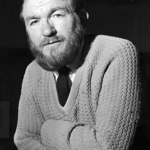 Portrait of Matt McGinn, Scottish singer and Entertainer. 21st April 1969